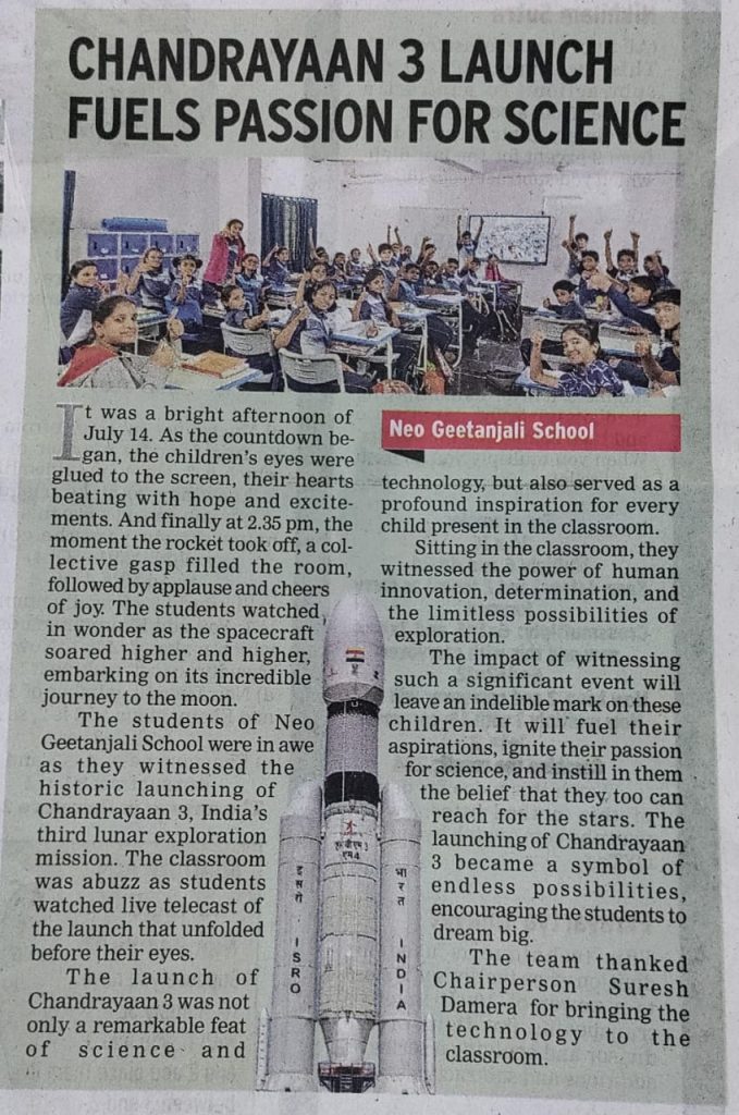 Chandrayaan-3 launch fuels passion for science